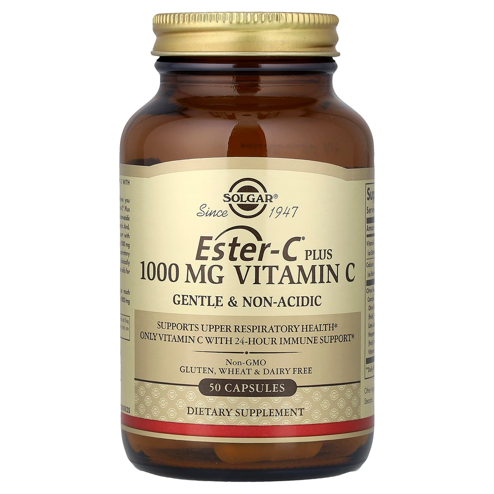 Solgar, Ester-C® Plus, витамин C, 50 капсул
