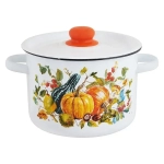 Кастрюля эмал цил Осень 4,5л ТМ Appetite