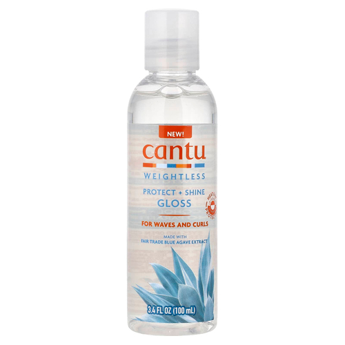 Cantu, Weightless, защита и блеск, для завивки и кудрей, 100 мл (3,4 жидк. Унции)
