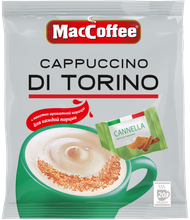 Растворимый кофе MacCoffee Cappuccino di Torino с корицей, в пакетиках 20 штук