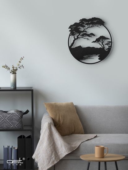 Панно с подсветкой "Бонсай"