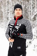 Куртка разминочная SKATE&CLASSIC черная, унисекс, SCJACKB