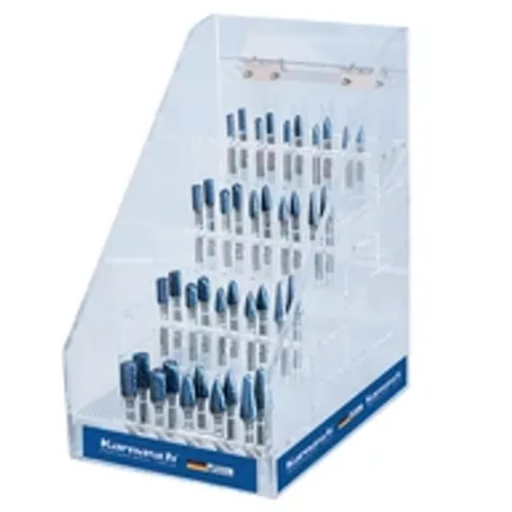 Набор борфрез с покрытием Blue-Tec из 50 шт., Karnasch, арт. 11.4837