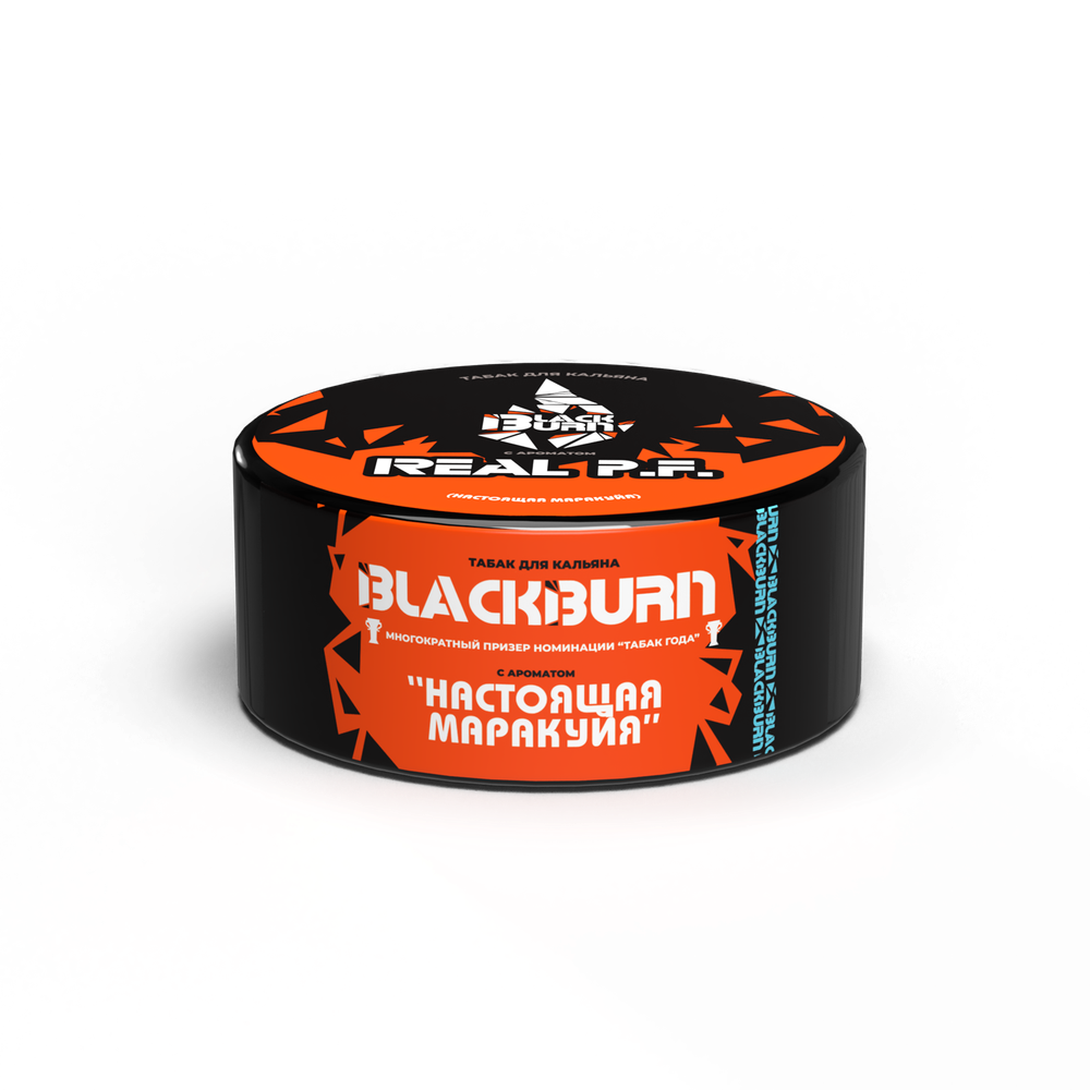 М. Табак для кальяна BlackBurn Real P.F. (Маракуя), 25 гр.