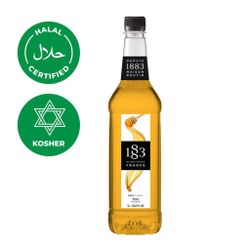 Сироп Мёд 1л бутылка прозрачный пластик 1883 Maison Routin