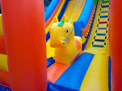 Надувной батут-горка "Супер-волна ST"