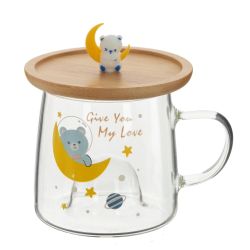 GAEM Кружка с крышкой-подставкой, 350 мл, L11 W9 H8 см, 4в.