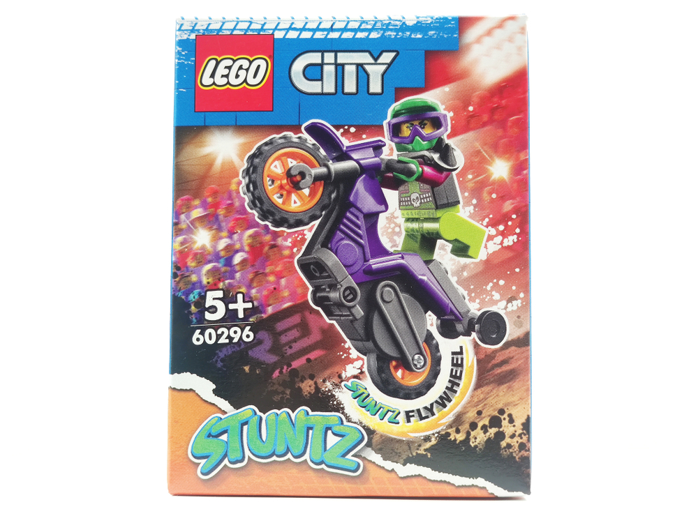 Конструктор LEGO City Stuntz 60296 Акробатический трюковый мотоцикл