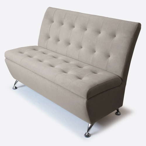 Диван прямой "Форма" Dream Beige с декоративной прошивкой 120 см