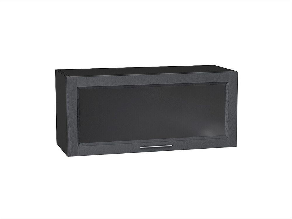 Шкаф верхний горизонтальный остекленный Сканди