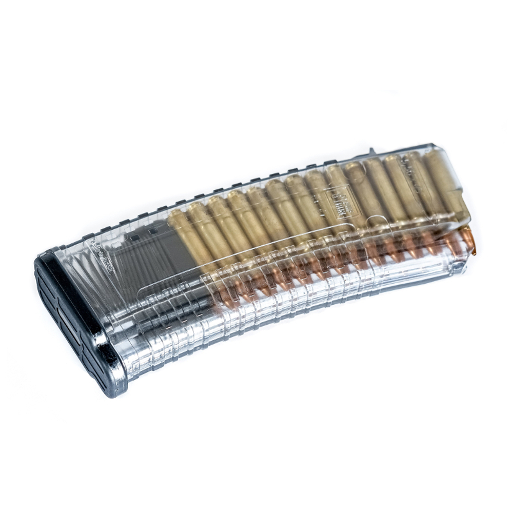 Магазин 30 мест Вепрь-223 5.56x45 в корп. прозрачный Vp223-30/Tr, PufGun