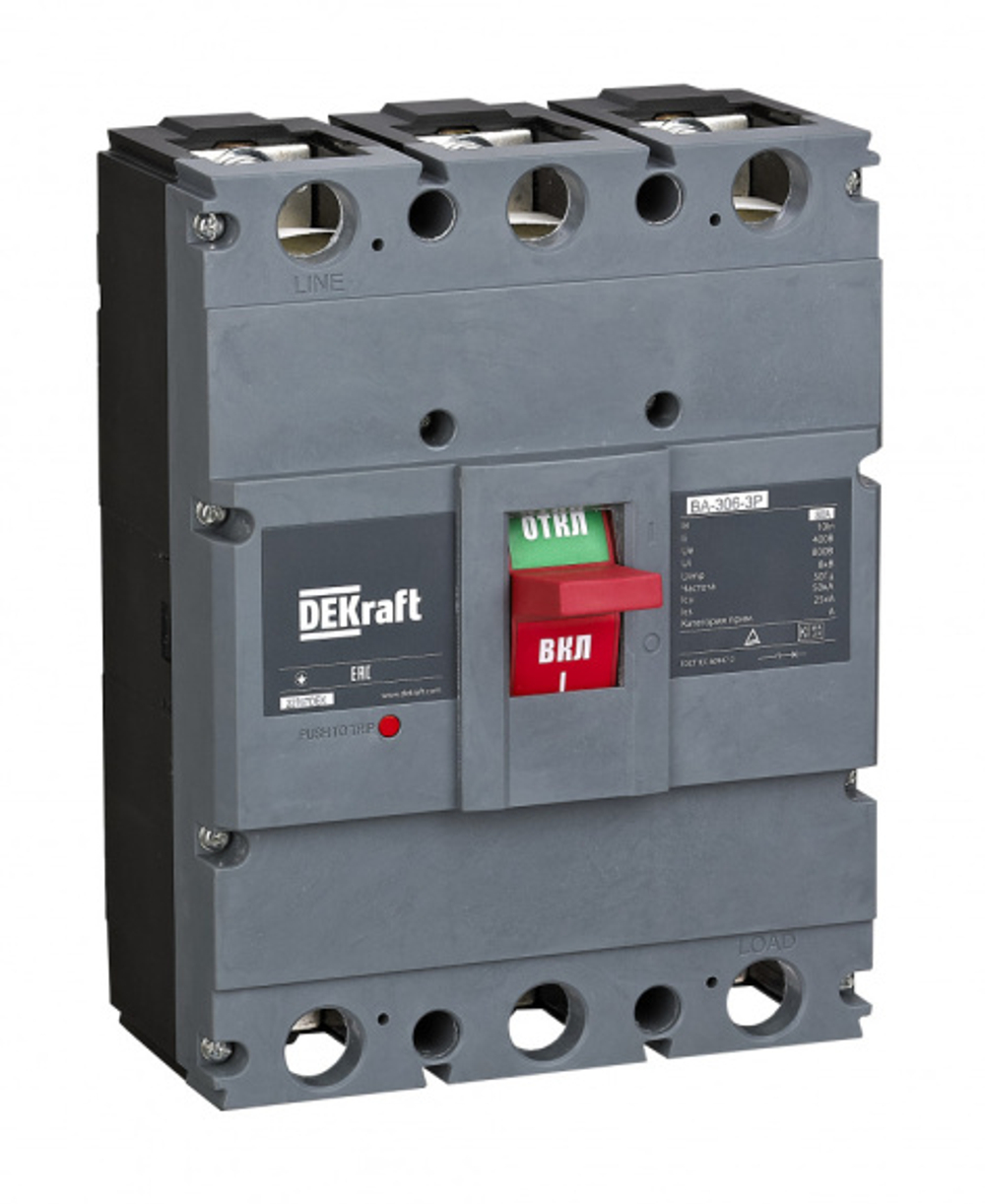 Автоматический выключатель в литом корпусе DEKraft 22766DEK