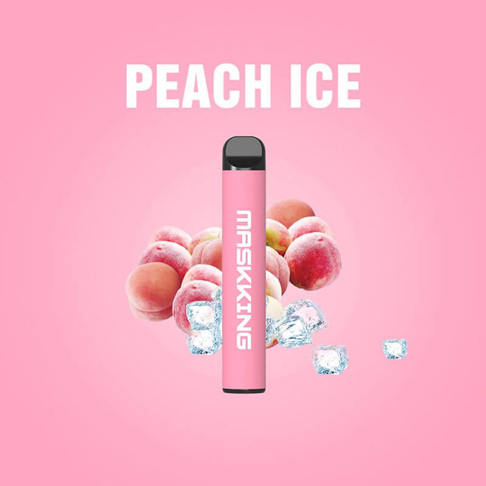 Одноразовая электронная сигарета Maskking High 2.0 -Peach Ice (Персик) 450 тяг