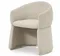 Стул Bosca из бежевого шенилла