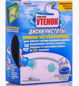ДЛЯ ТУАЛЕТА DUCK ЧИСТОТЫ МОРСКАЯ СВЕЖЕСТЬ 36.5ГР