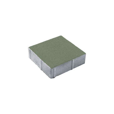 Тротуарная плитка КВАДРАТ 300х300 мм - Стандарт Зеленый