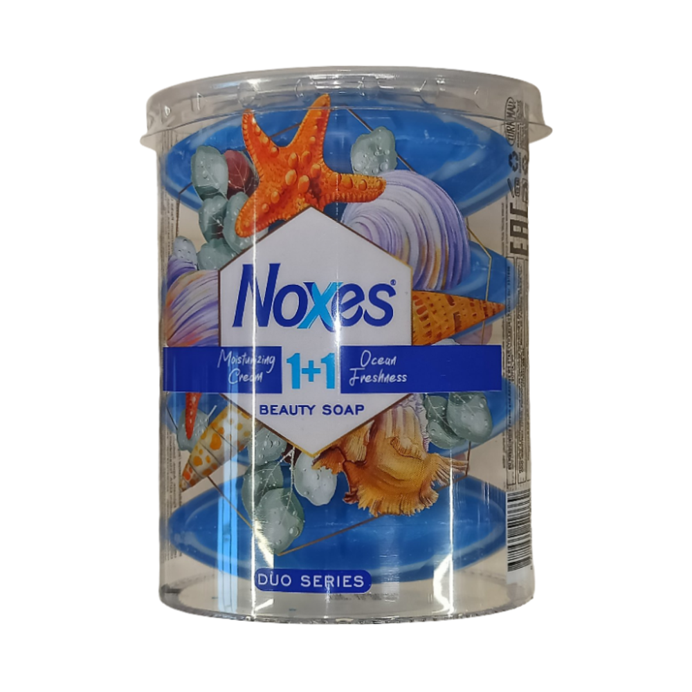 Мыло Noxes 4шт стакан синее