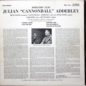 Cannonball Adderley / Somethin' Else (LP)