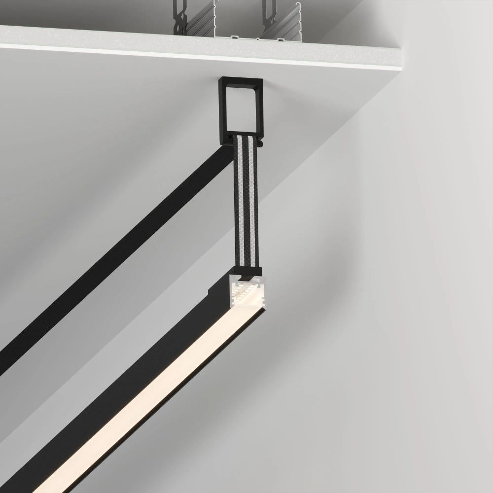 Профиль SL-LINE-2522-2500 BLACK (Arlight, Алюминий) 033737