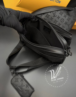 Сумка Louis Vuitton Trio Monogram Shadow Black