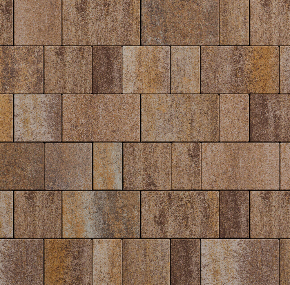 Тротуарная плитка СТАРЫЙ ГОРОД Искусственный камень Доломит, комплект из 3 видов плит