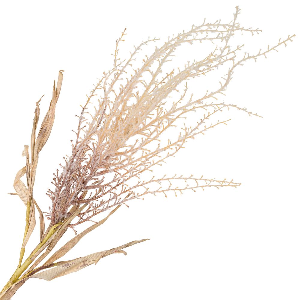 Цветок искусственный "Шероховатка раскидистая" H97см (Белый)