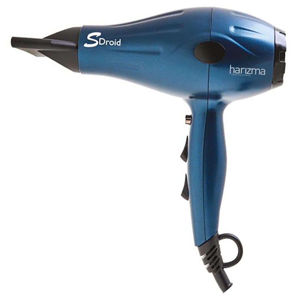 Профессиональный фен Harizma S-Droid, 2100 Вт, синий (h10223)