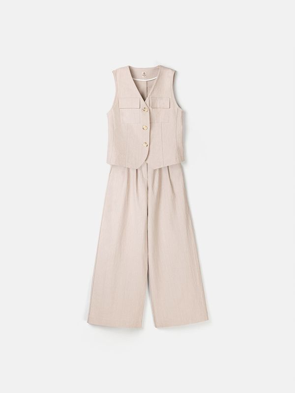 Костюм из льна и хлопка 