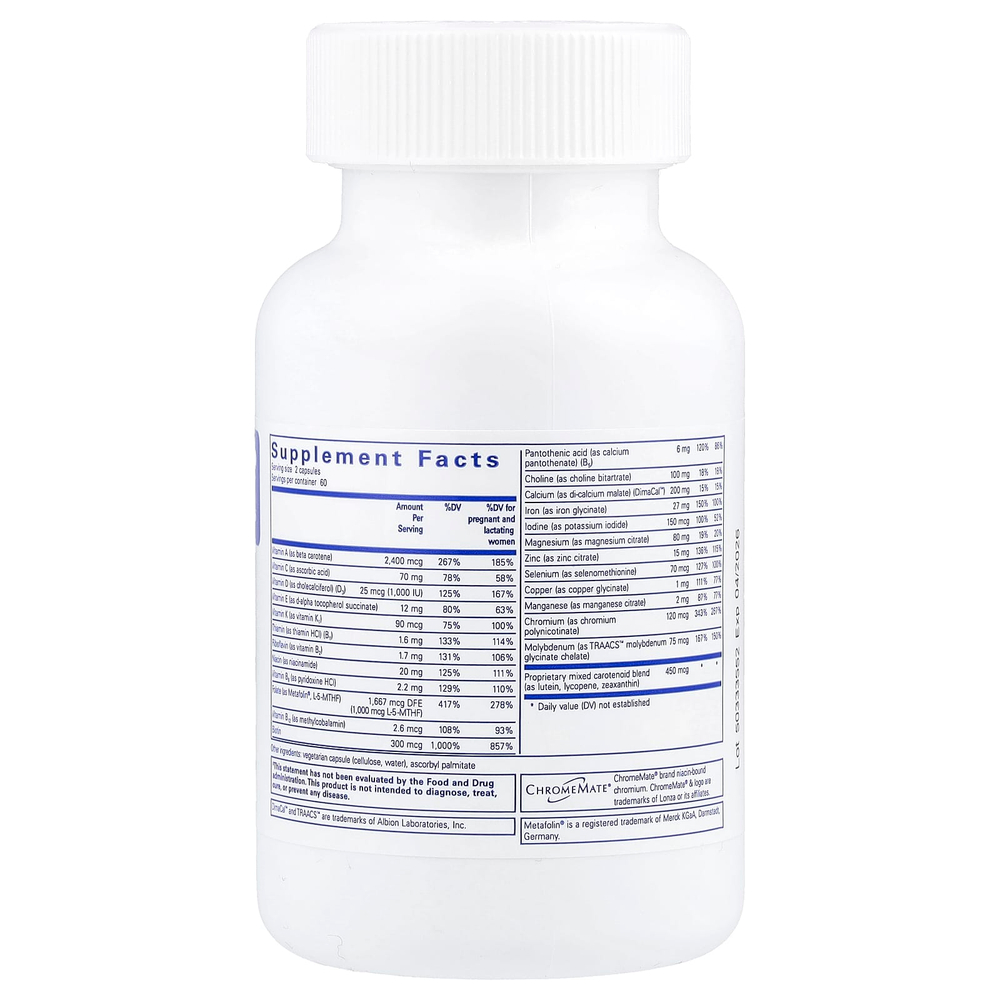 Pure Encapsulations, PreNatal Nutrients, 120 капсул