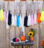 Гирлянда Тассел, Белый, 35*12 см, 12 листов.