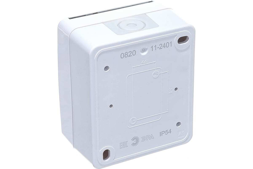 Розетка 1-местная накладная IP54, 16A-250В, белый Эксперт ЭРА