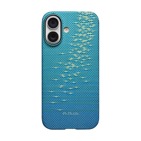 Чехол Pitaka Edge Case для iPhone 17, Лазурный | Lucid Blue