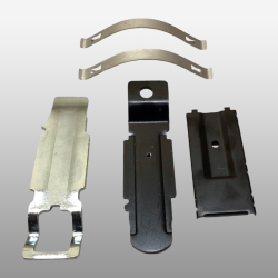 RP3501QA225040XLB1 - Комплект колодок 2 шт. задние (колодки HLP3502B1-1300 с прижимной пластиной и датчиком) на Foton Auman 4189