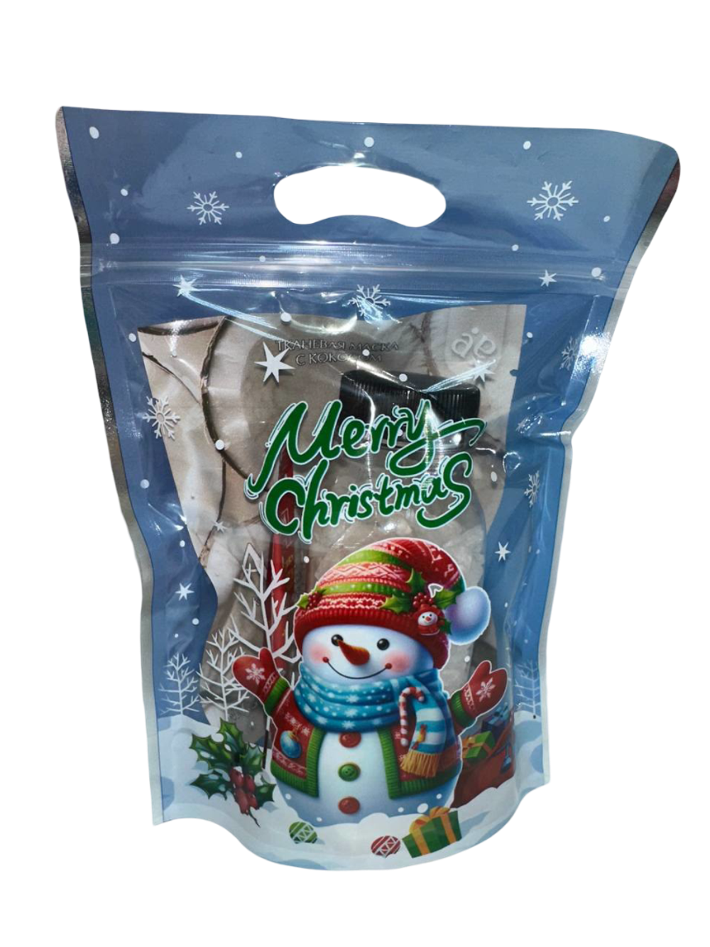Подарочный набор в пакете "Снеговик"