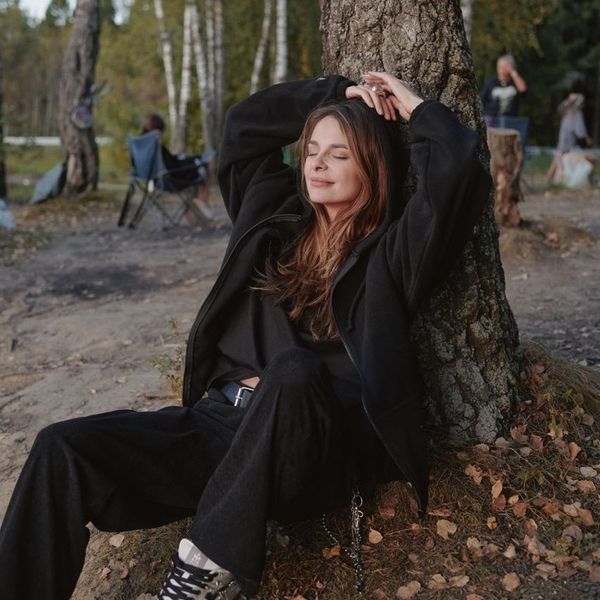 Худи оверсайз на молнии Флиска #7 черное - фото 10