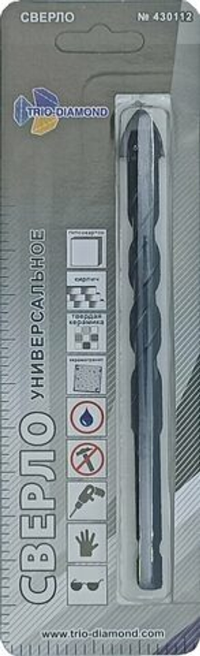 Сверло универсальное 12мм 430112