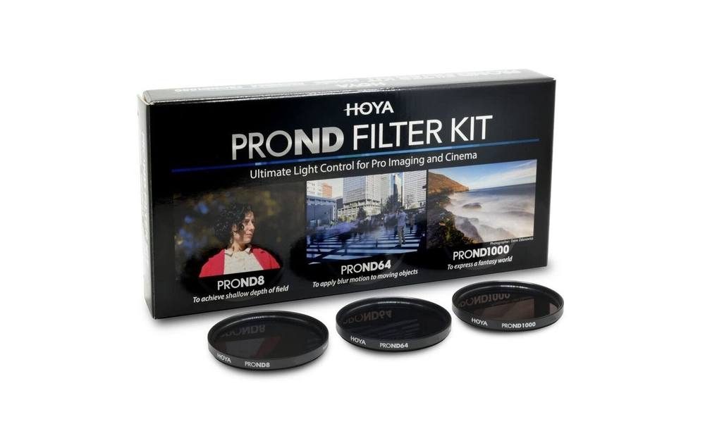 Светофильтр Hoya PRO ND FILTER KIT 72мм 8/64/1000 комплект из 3х фильтров