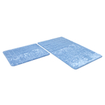 Набор ковриков д/ванной Shahintex Vintage  60*100+60*50 синий (01)