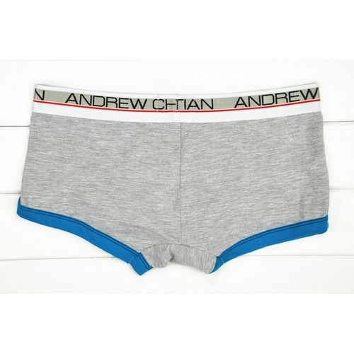 Мужские трусы боксеры Andrew Christian Show-it-low-profile Boxer Grey blue ART649
