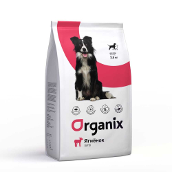 Organix Adult Dog Lamb - сухой корм для собак с чувствительным пищеварением (ягненок)