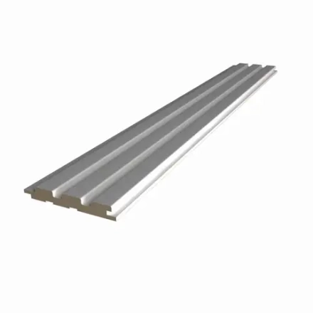 Стеновая реечная панель Альберо, Винил Платина, 120*16*2750 мм