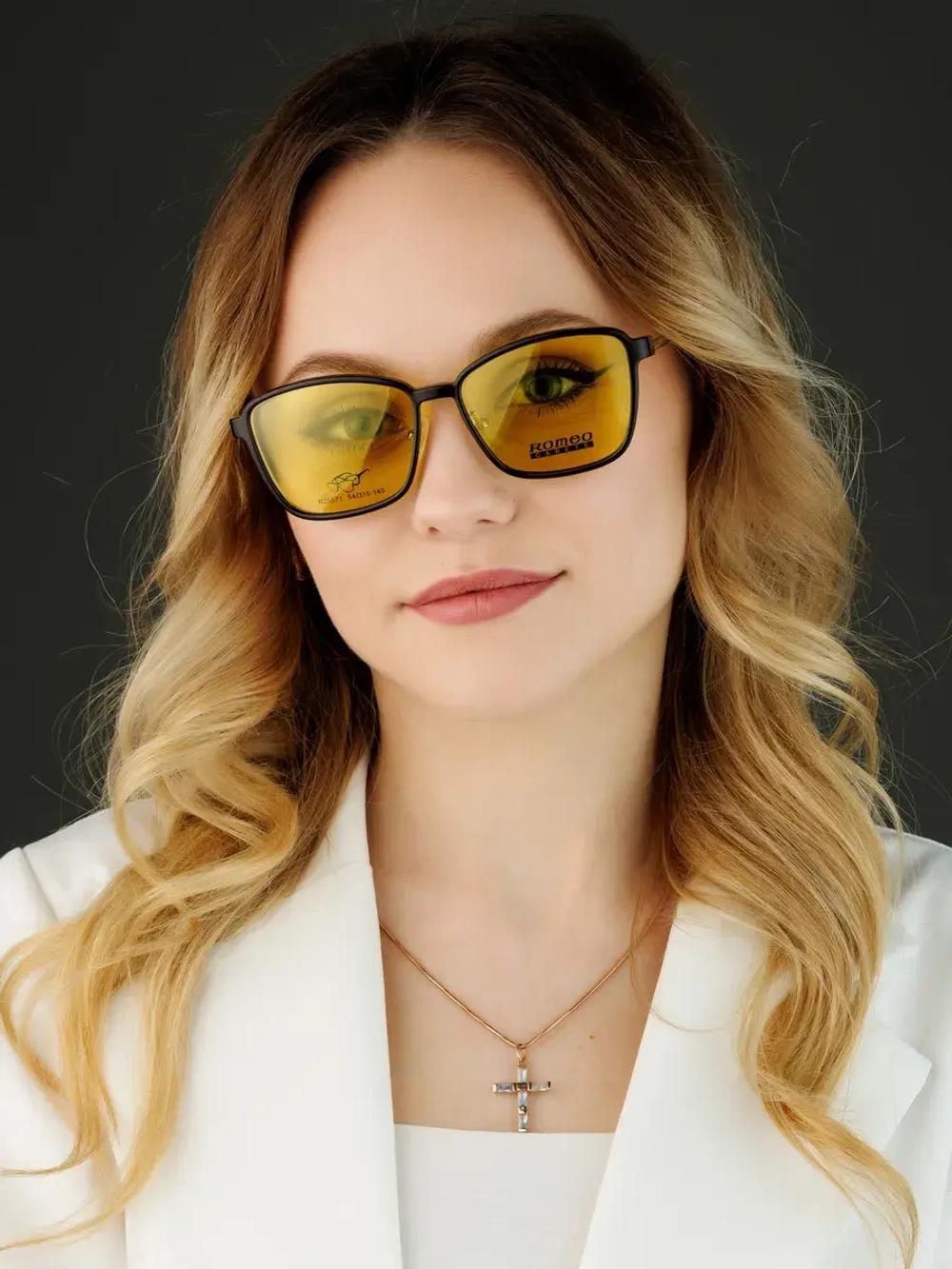 Оправа для очков с солнцезащитной накладкой 4в1