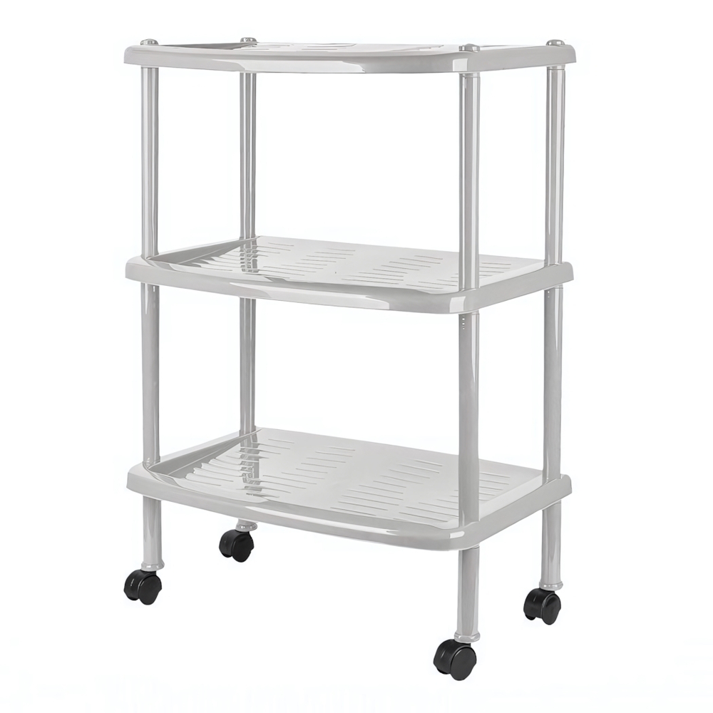 Этажерка для обуви Keeplex Regular трехсекционная 50х31х70см серый топаз