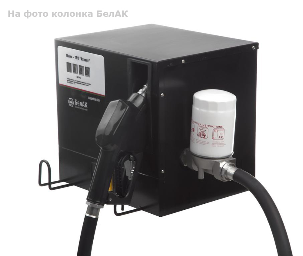 Мини АЗС Cube V 8 000 комплектация: топливозаправочная колонка Cube 56/33, бак 8000л, крепеж и соединия Полимер-Групп БелАК 8000 л. вертикальная (2831x2300x2160см;) - арт.559144