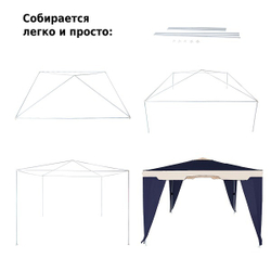 Тент садовый Green Glade 1031 3х3х2,5м полиэстер