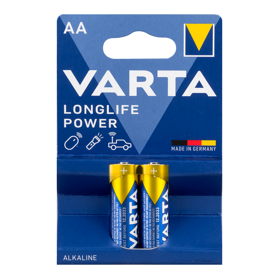 Батарейка Varta LONGLIFE POWER (HIGH ENERGY) LR6 AA BL2 Alkaline 1.5V
