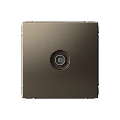 Розетка телевизионная проходная TV ArtGallery 4дБ механизм мокко SE GAL000692