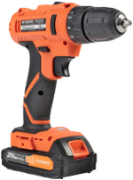 Дрель-шуруповерт акк.PATRIOT BR 189UES, две АКБ Li-Ion 18В, 2,0 Ач, 29Нм, кейс (180301549)