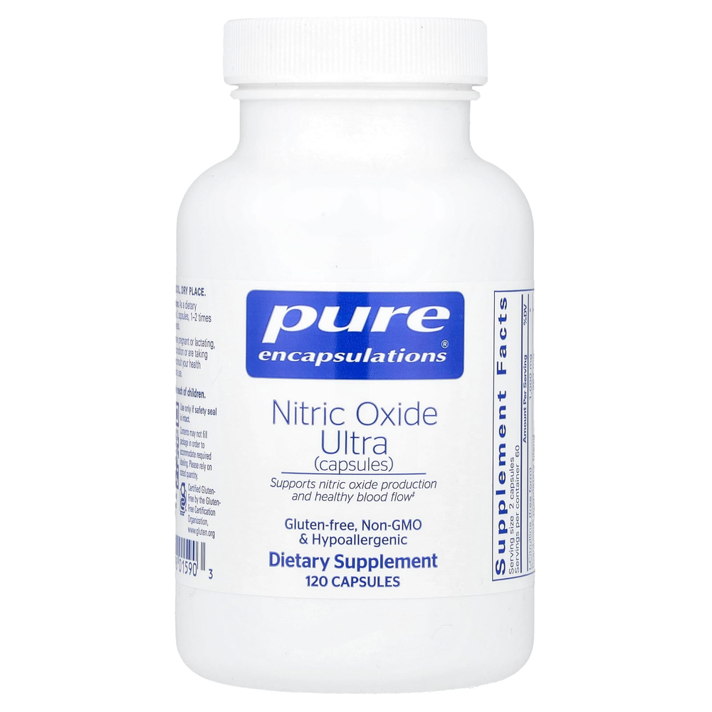 Pure Encapsulations, Оксид азота Ultra, 120 капсул