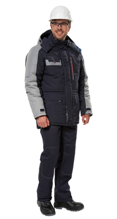 Куртка «Челленджер» утепл. (син.-сер.) - РАСПРОДАЖА